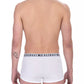 White Cotton Men Underwear Trunk Bi-Pack