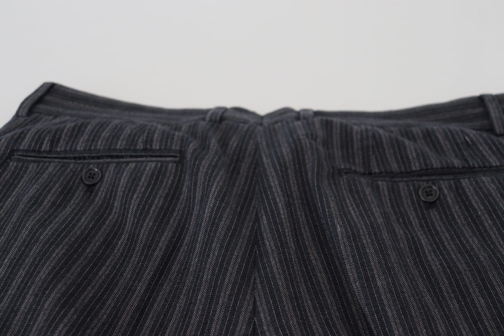 Elegante gestreifte Chino-Anzughose