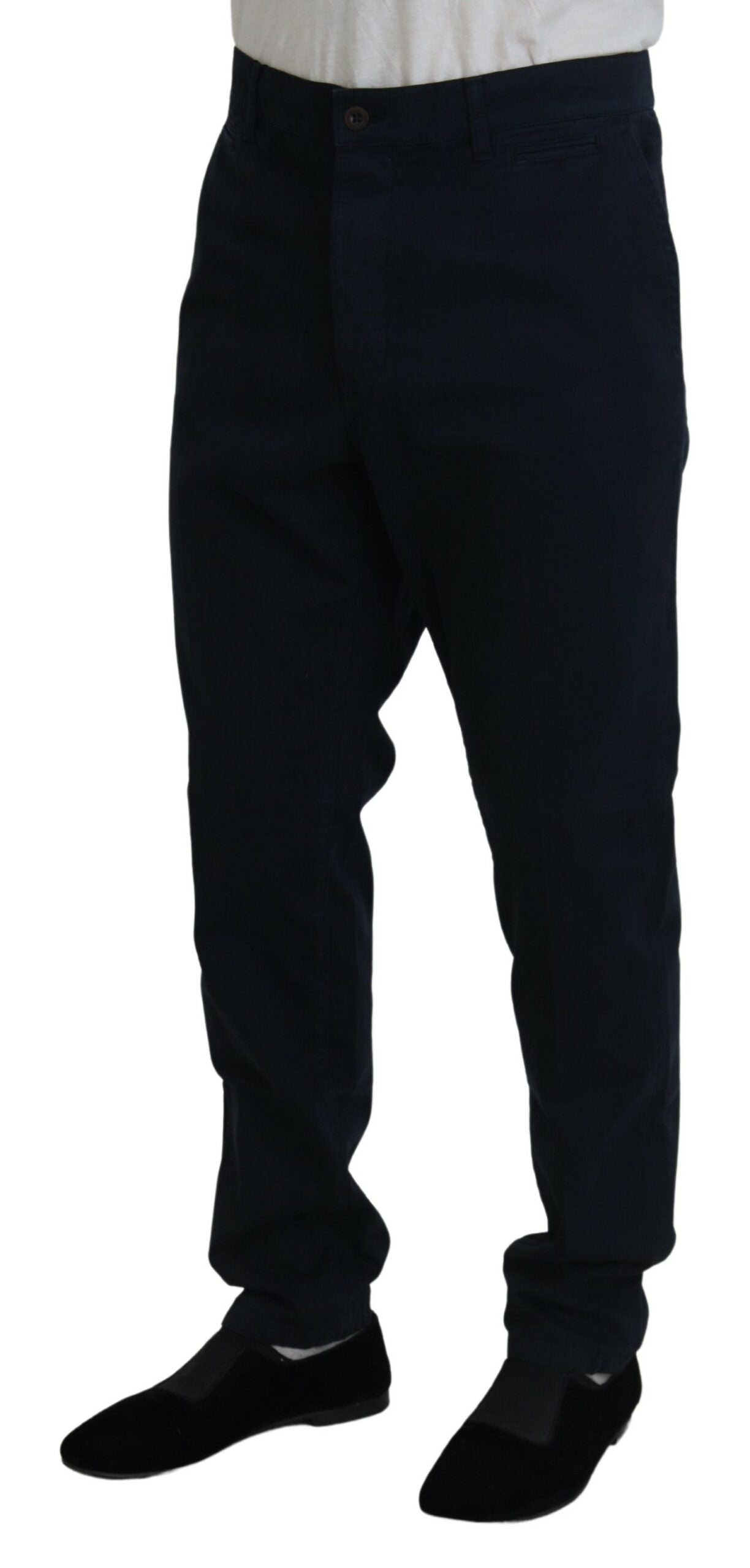 Elegante Dress Chinos in Blau