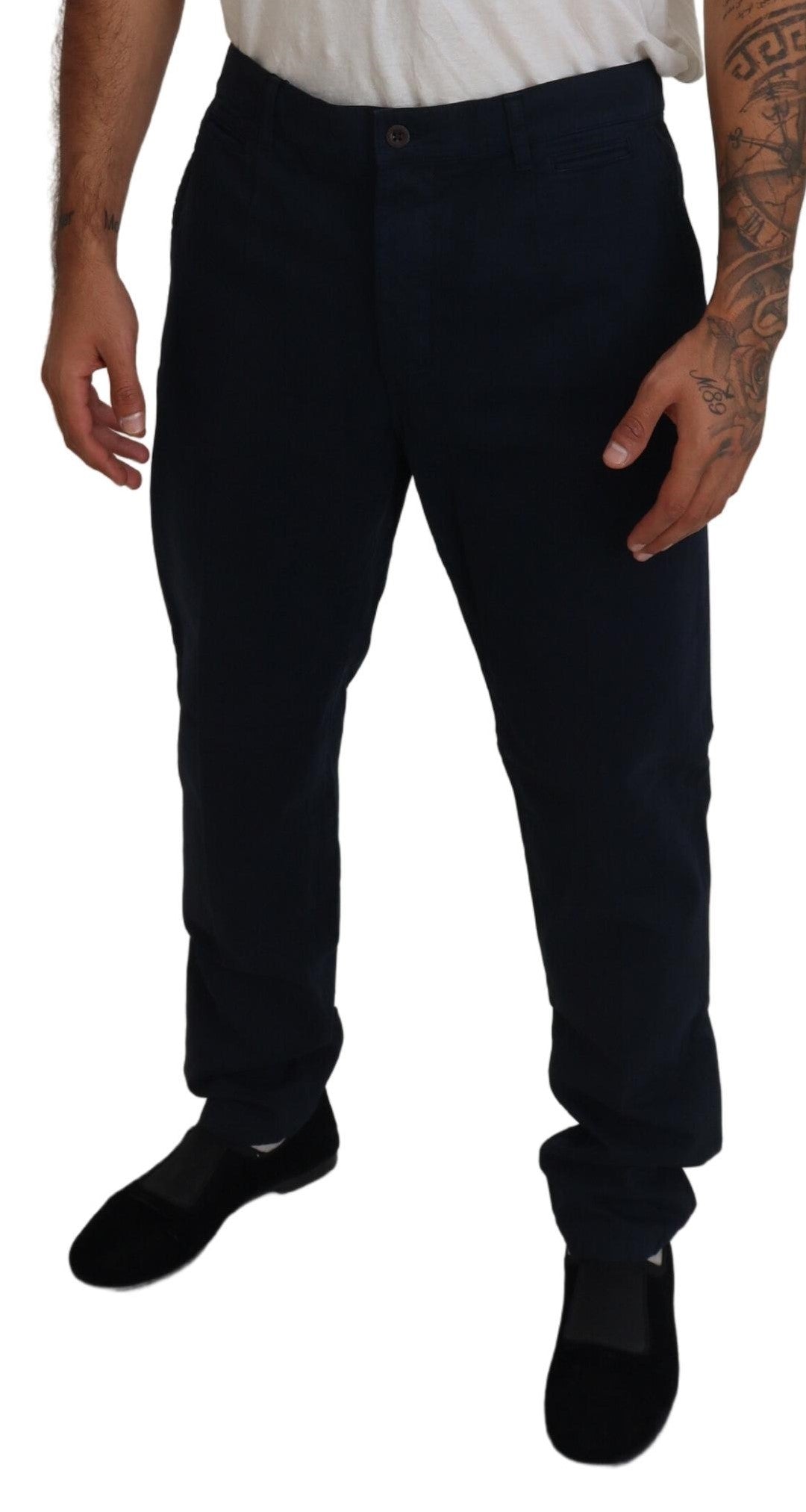 Elegante Dress Chinos in Blau