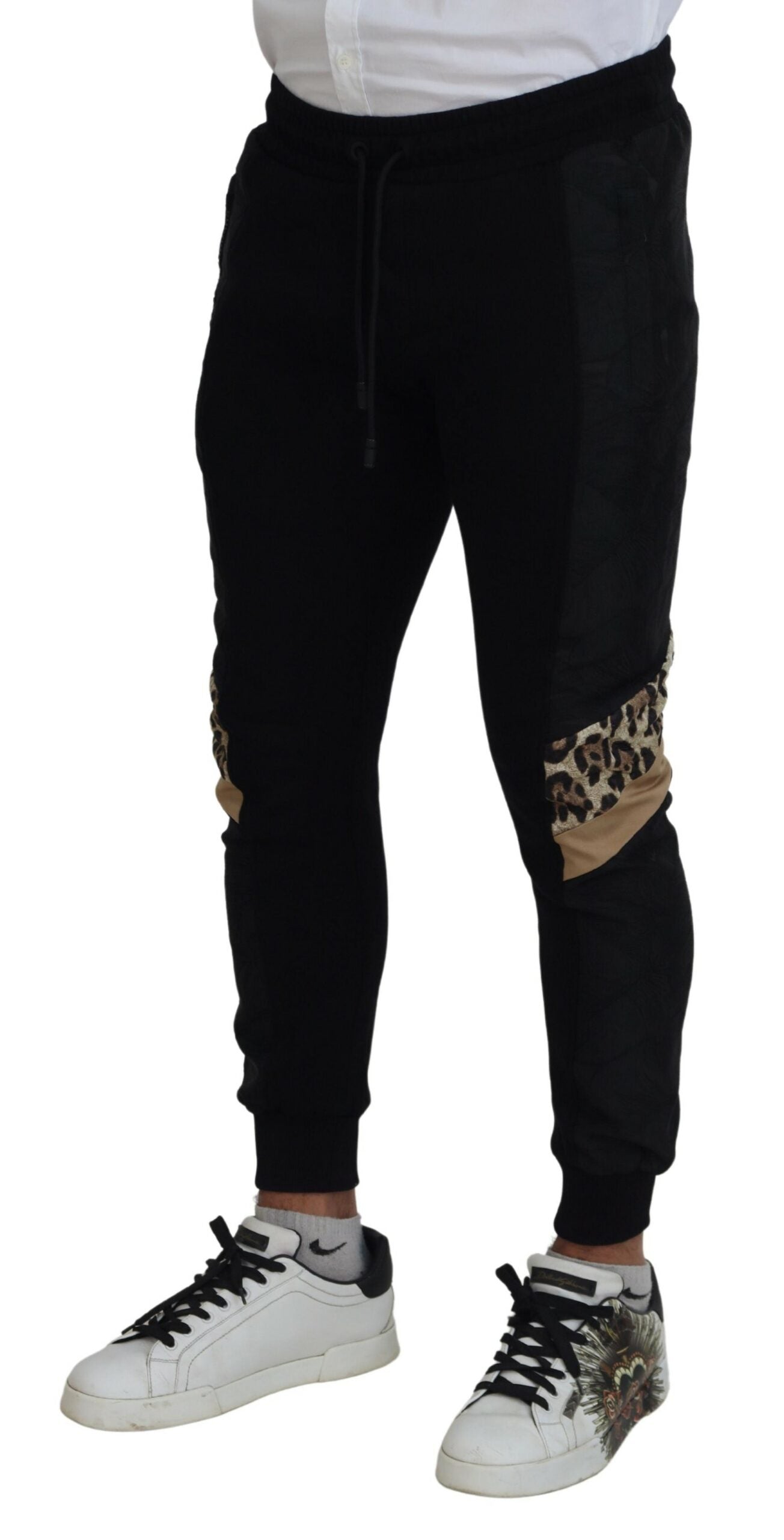 Elegante schwarze Jogginghose für den modernen Mann