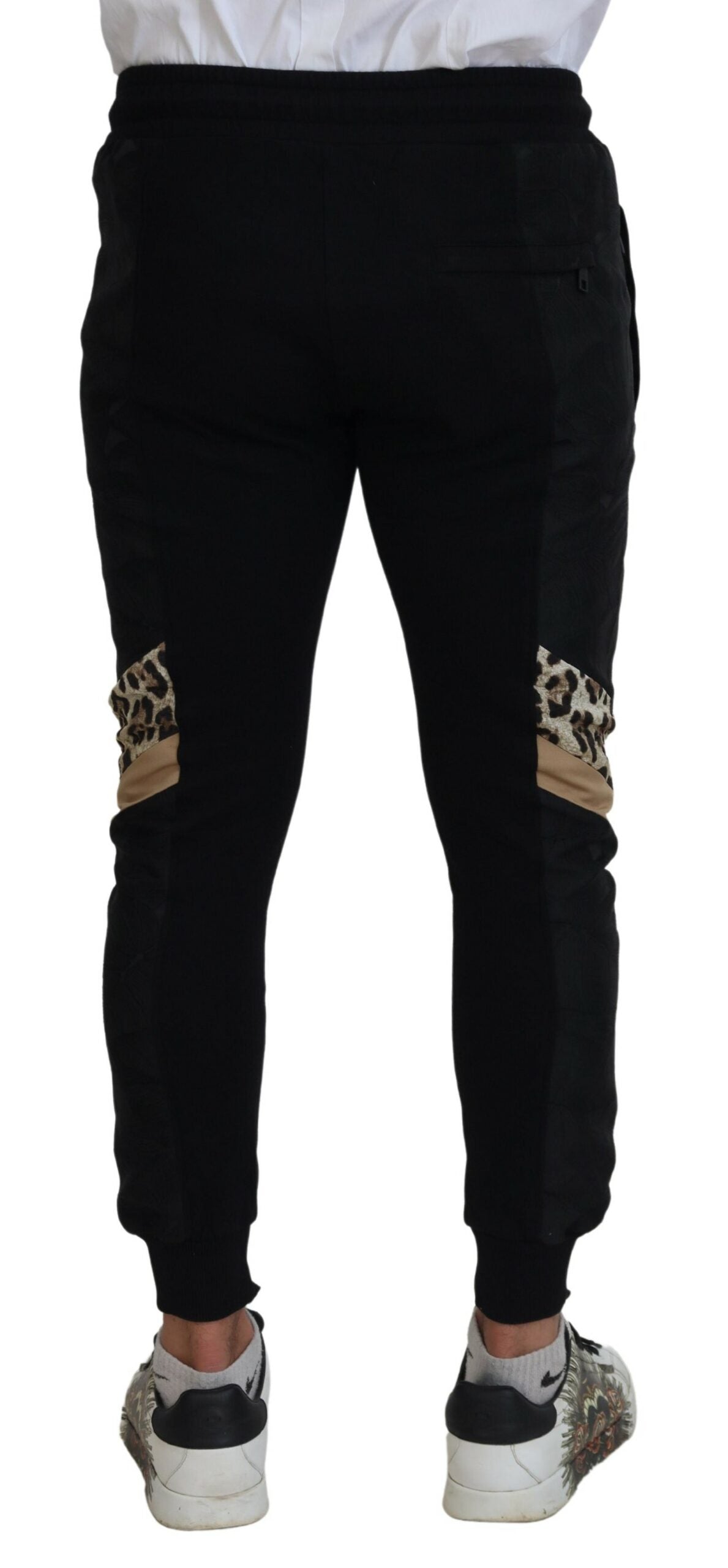 Elegante schwarze Jogginghose für den modernen Mann