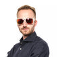 Graue Herren Sonnenbrille