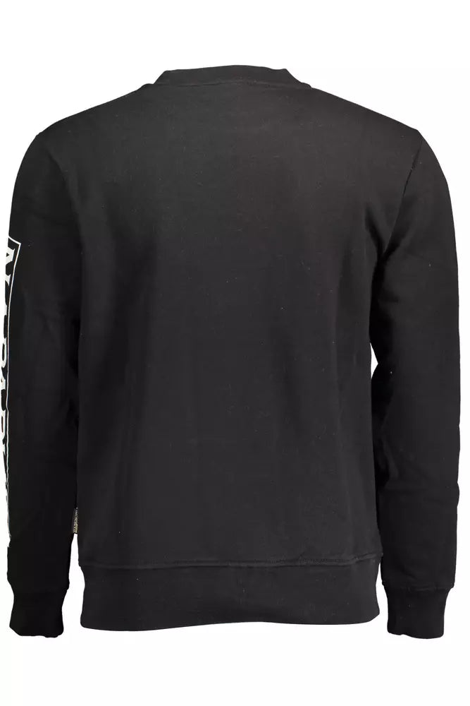 Veredeln Sie Ihren Stil mit einem eleganten schwarzen Sweatshirt