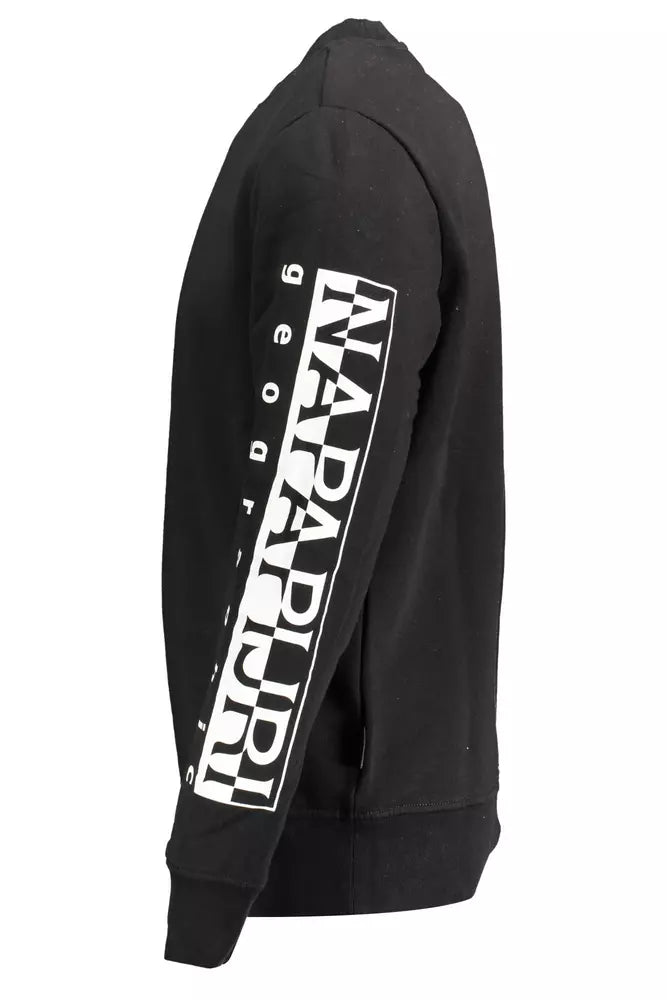 Veredeln Sie Ihren Stil mit einem eleganten schwarzen Sweatshirt