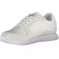 Eco-Conscious White Sneakers With Logo Accent