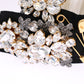 Elegant Black Crystal Headband Diadem