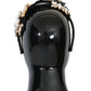 Elegant Black Crystal Headband Diadem