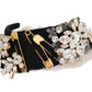 Elegant Black Crystal Headband Diadem