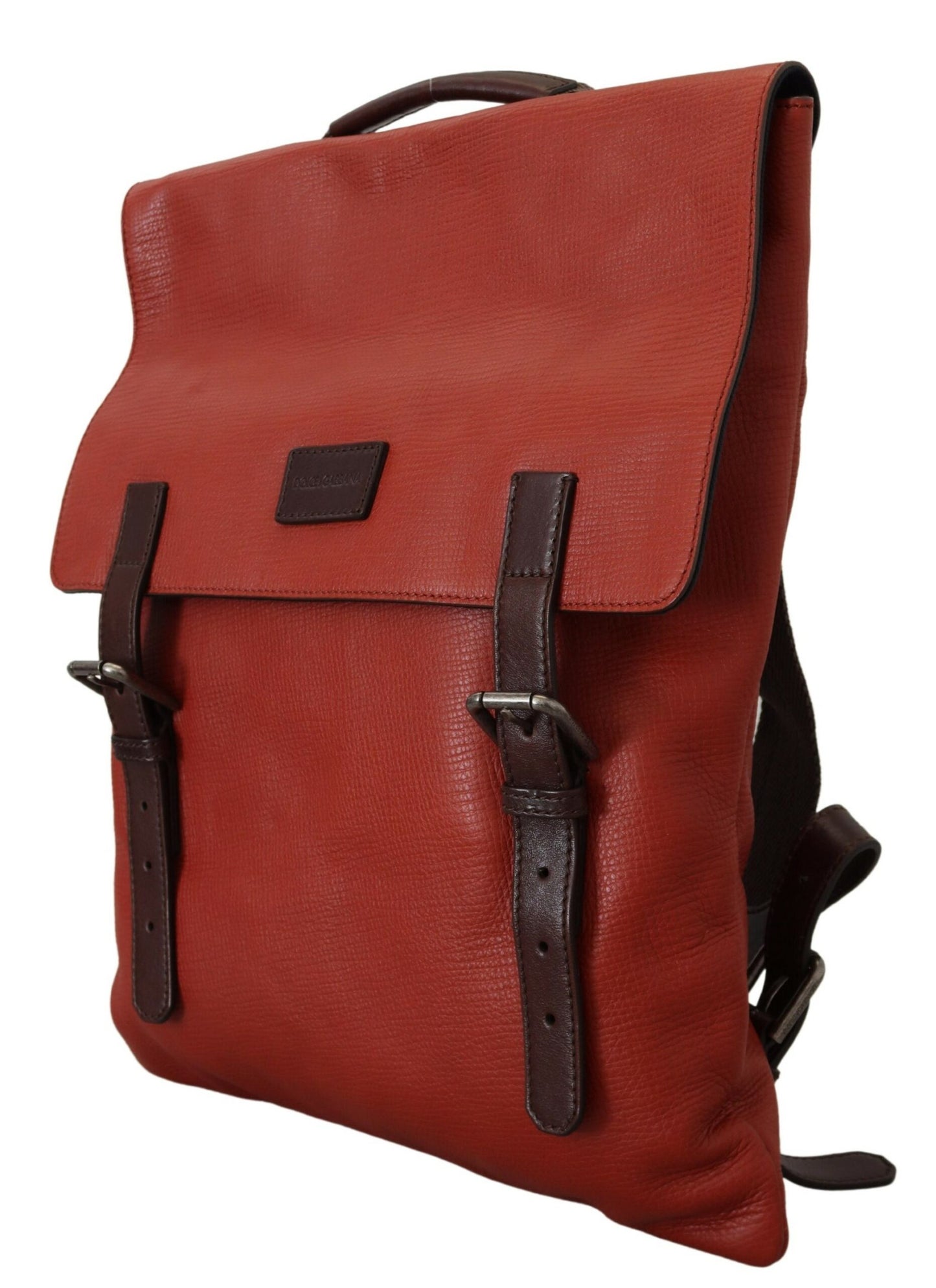 Edler Kalbsleder-Rucksack in Orange