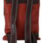 Elegant Calfskin Leather Backpack in Orange