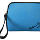 Elegante borsa a marsupio in poliammide blu
