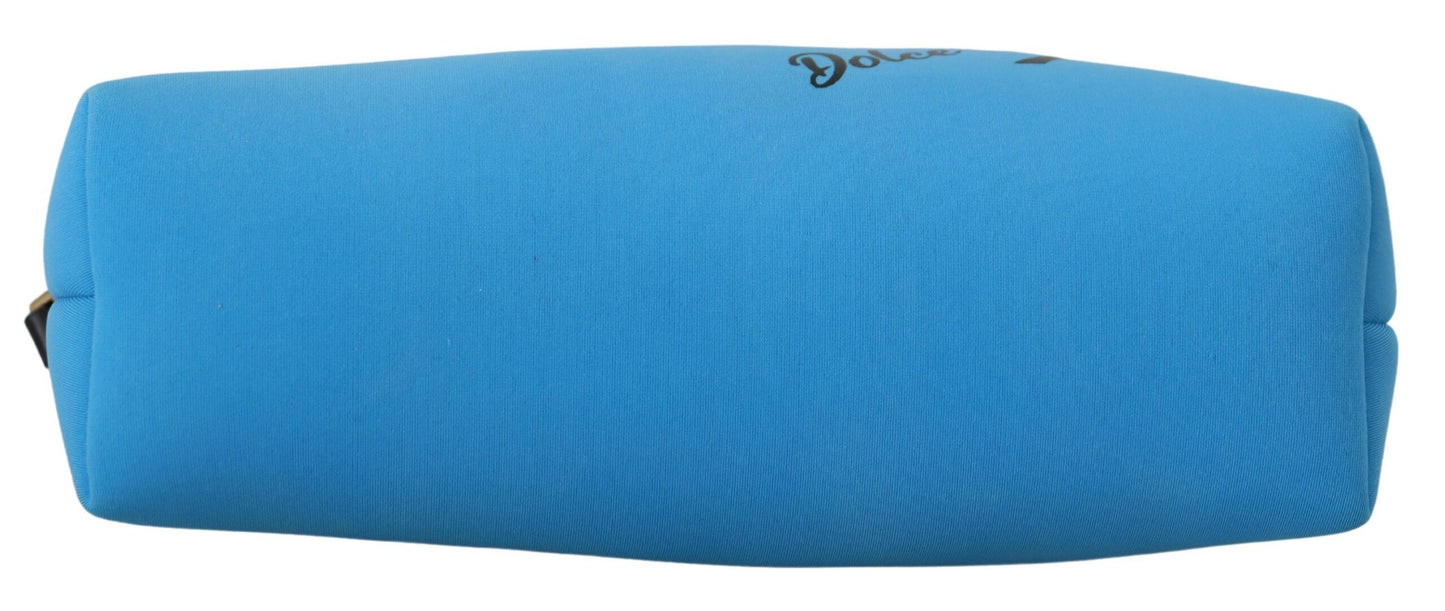 Elegante borsa a marsupio in poliammide blu