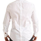 Elegantes weißes Slim Fit-Baumwollhemd