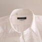 Elegantes weißes Slim Fit-Baumwollhemd
