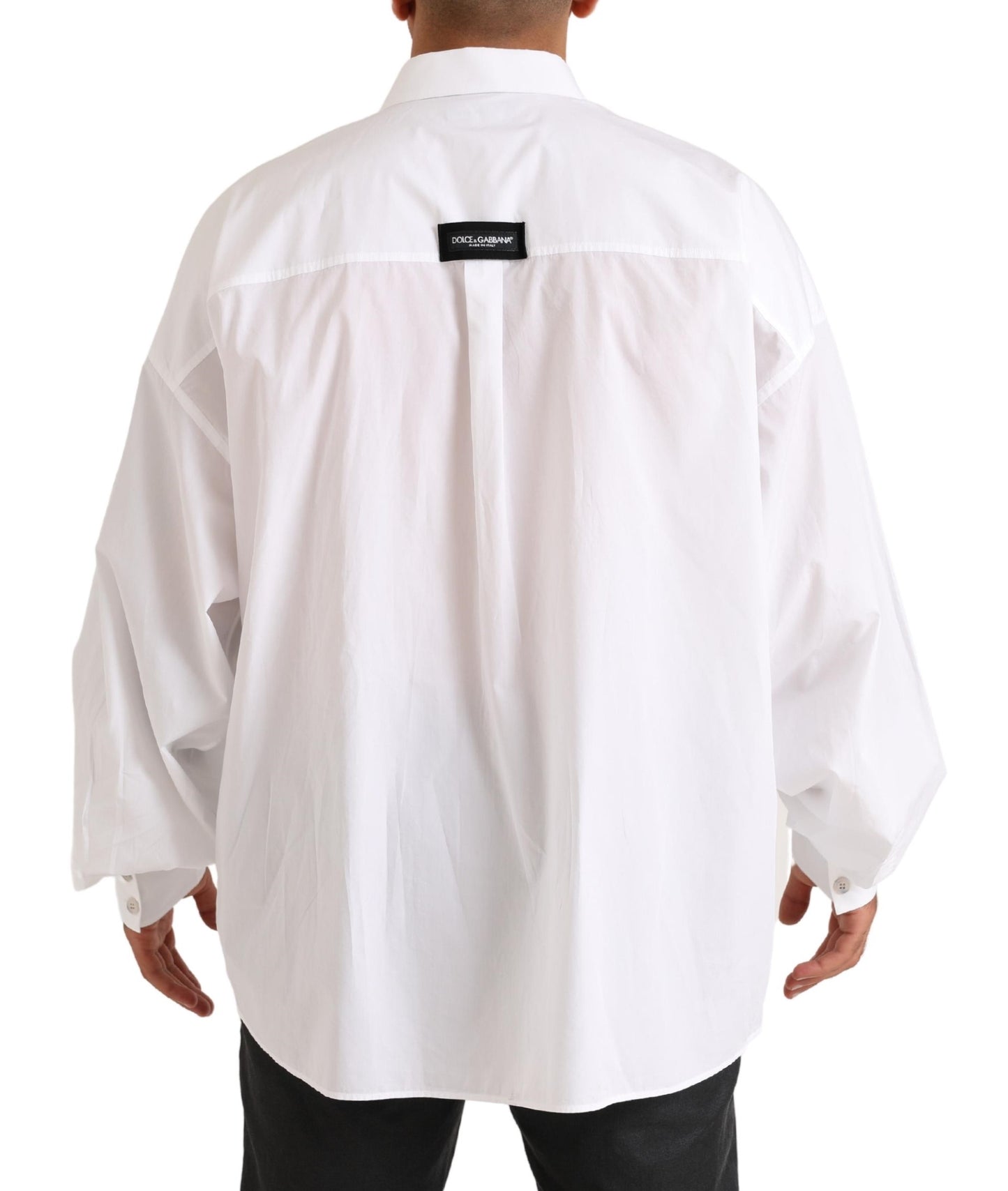 Elegantes weißes formelles Baumwollhemd