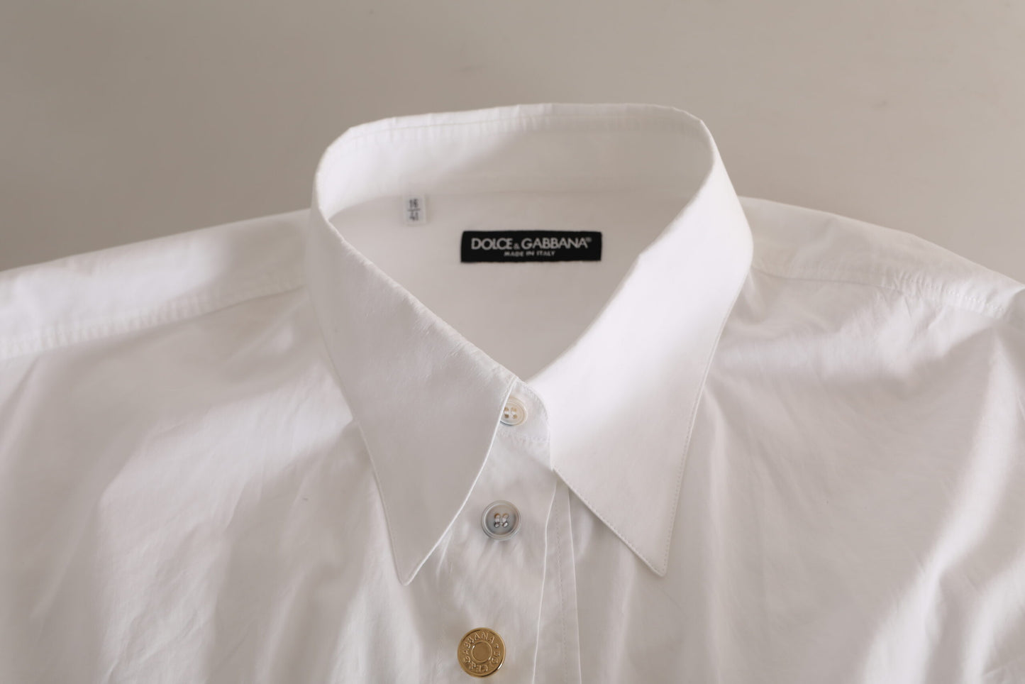 Elegantes weißes formelles Baumwollhemd