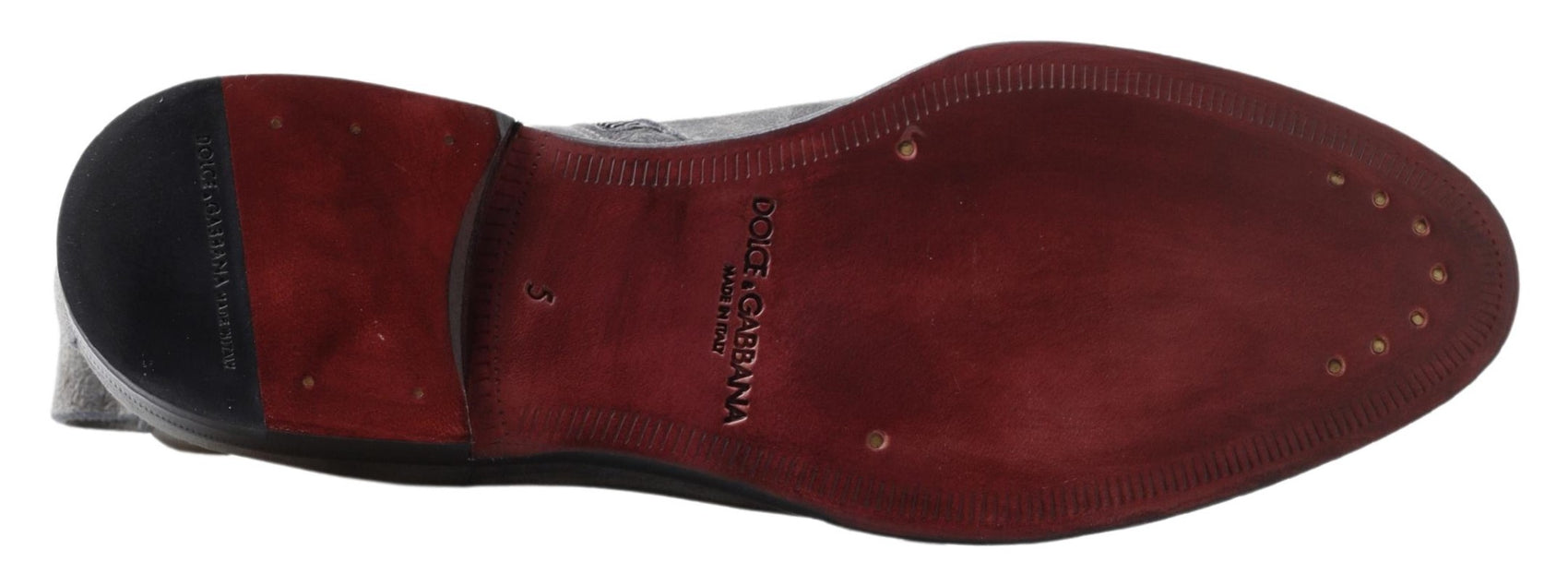 Elegante graue Chelsea-Lederstiefel