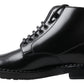 Elegant Black Leather Men's Boots