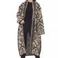 Brown Acetate Women Coat