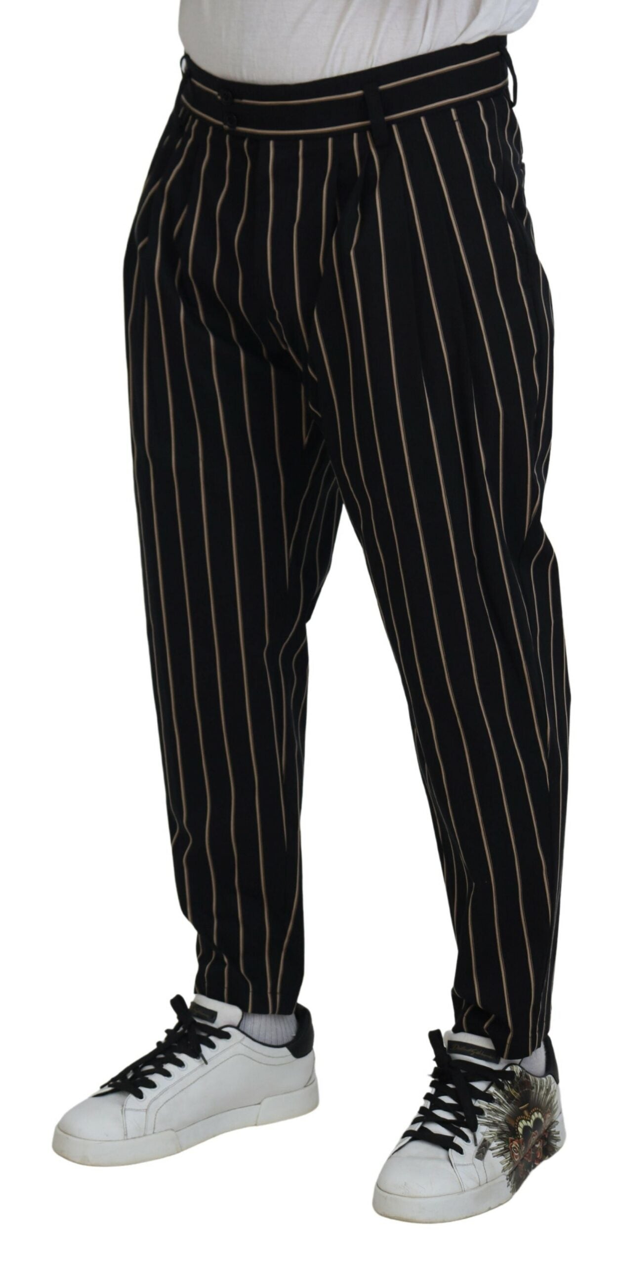 Elegante gestreifte Chino Tapered Pants