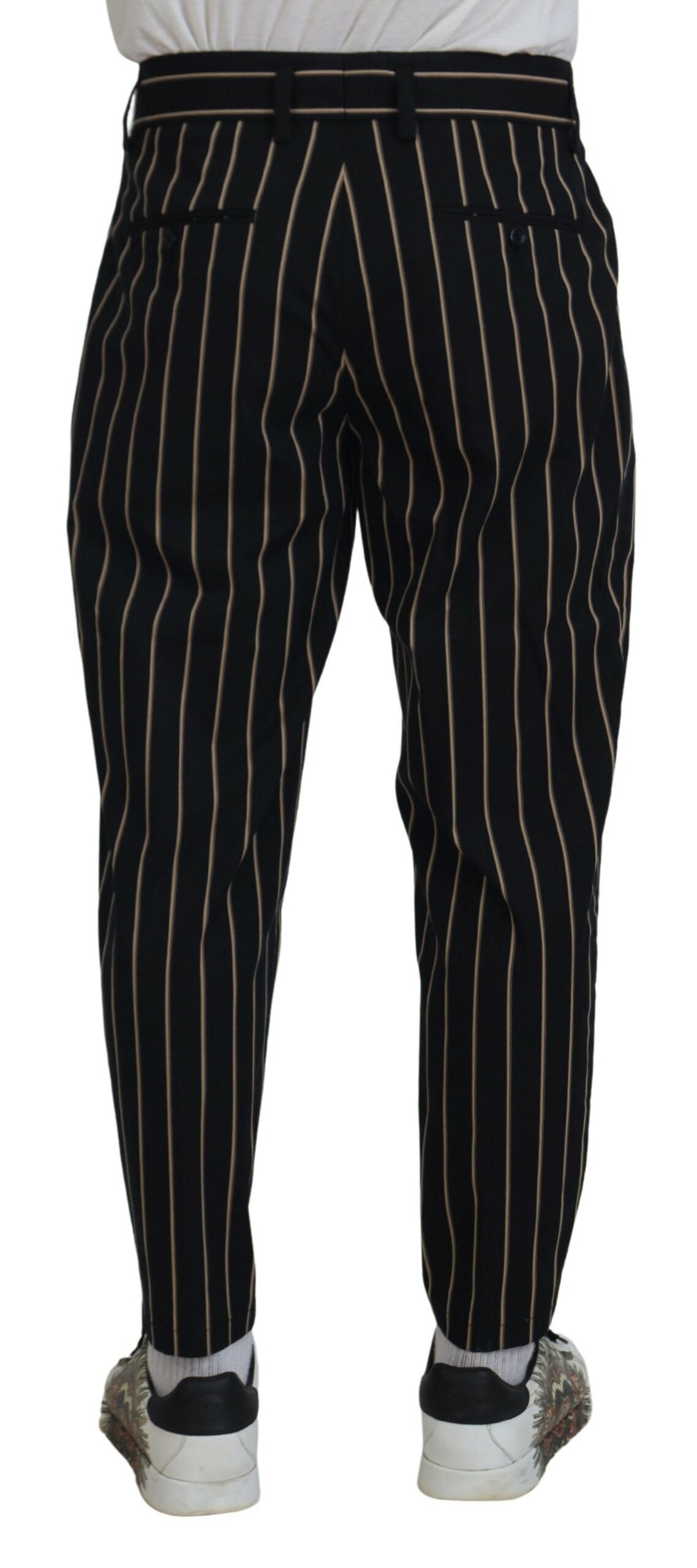 Elegante gestreifte Chino Tapered Pants