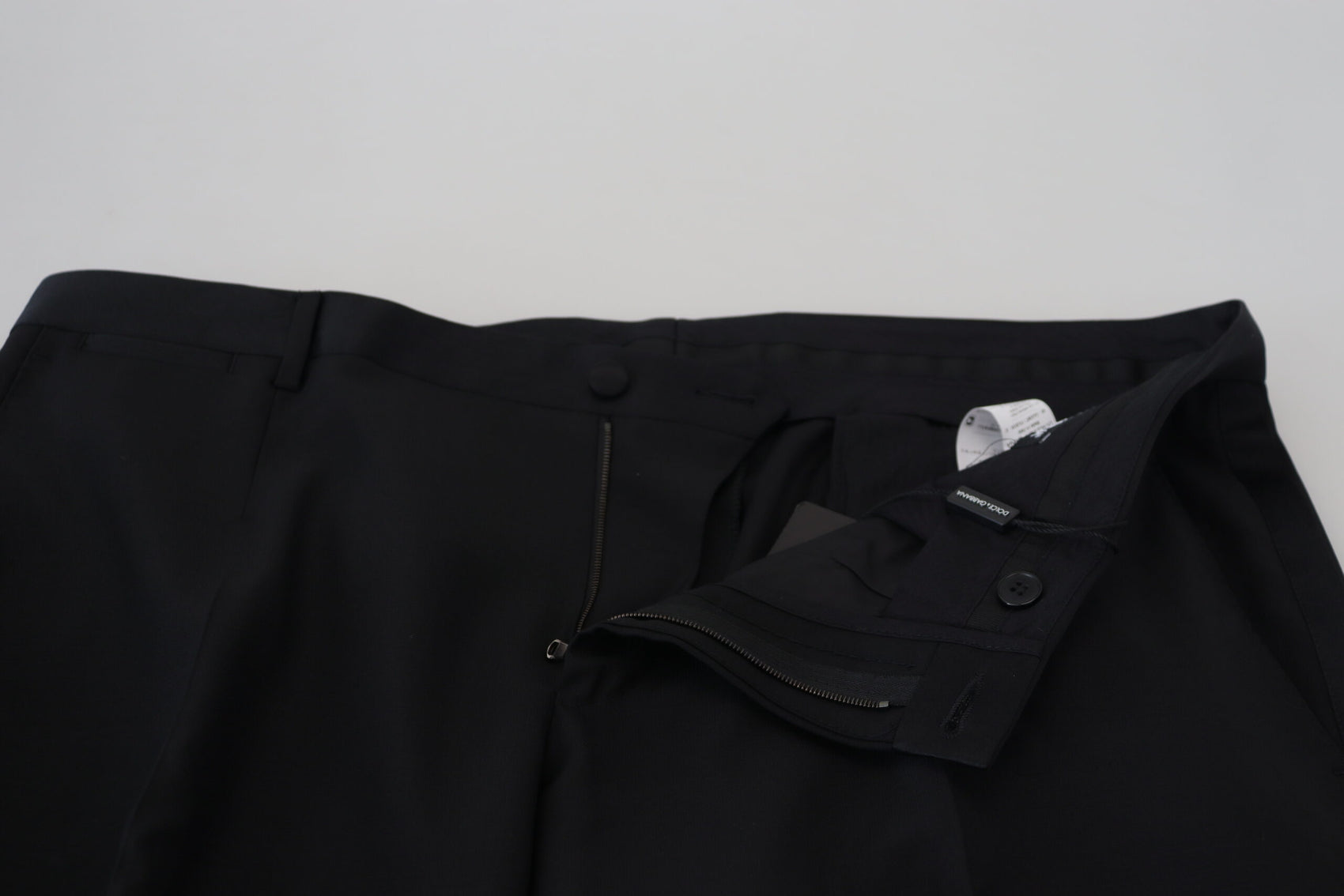 Elegante Slim Fit Anzughose in Schwarz