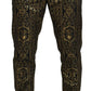 Elegante Jacquard-Abendhose