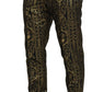 Elegante Jacquard-Abendhose