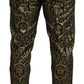 Elegante Jacquard-Abendhose