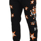 Elegante schwarze Jogginghose mit Stern-Print