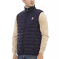 Blue Polyamide Men Vest