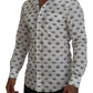 Slim Fit Hemd mit Kronen-Print