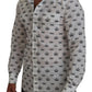 Slim Fit Hemd mit Kronen-Print