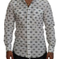 Slim Fit Hemd mit Kronen-Print