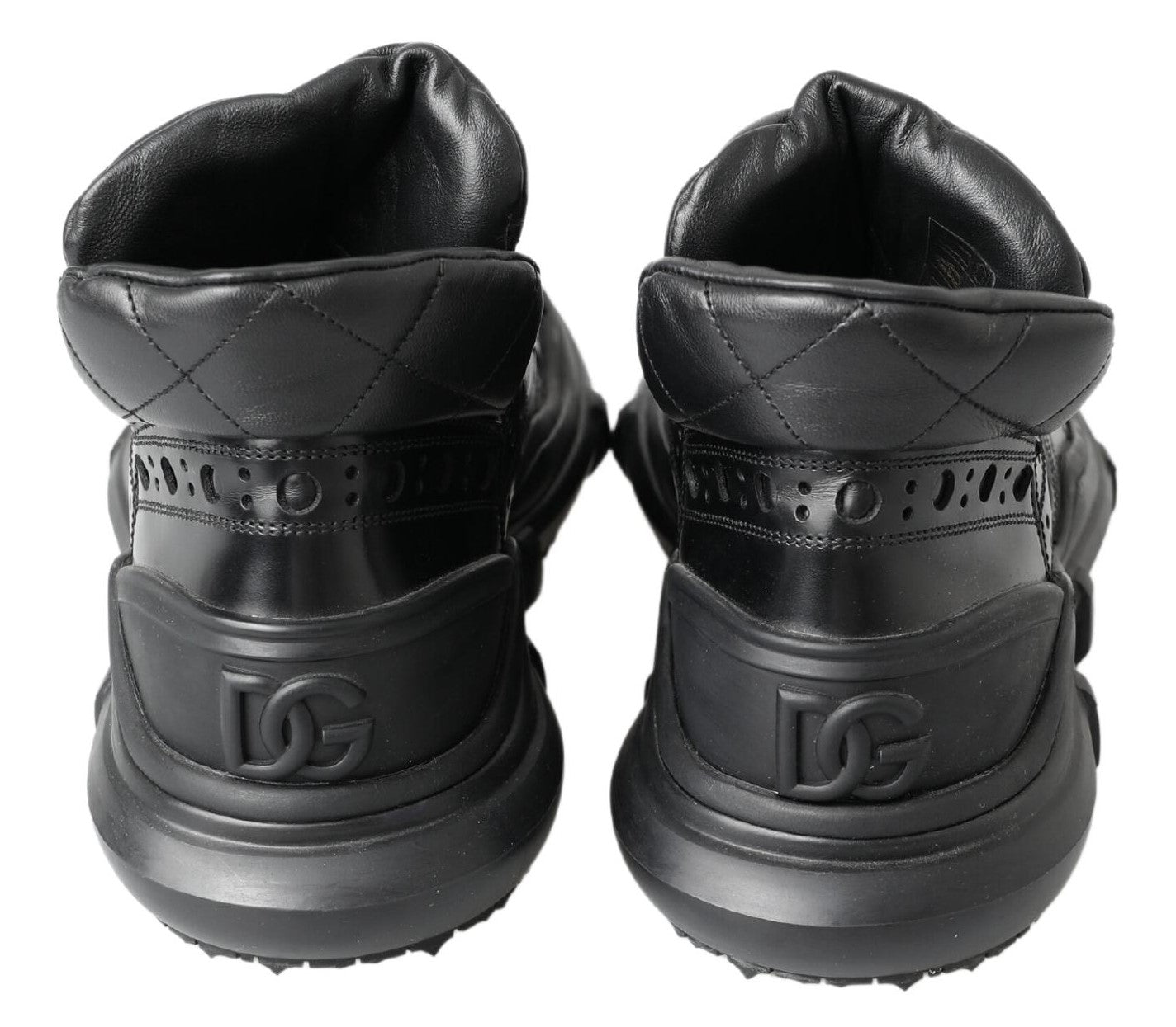 Elegante schwarze Lederstiefeletten