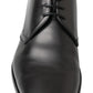 Classic Black Leather Derby Shoes