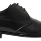 Classic Black Leather Derby Shoes