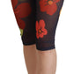Eleganti leggings a vita alta con stampa floreale