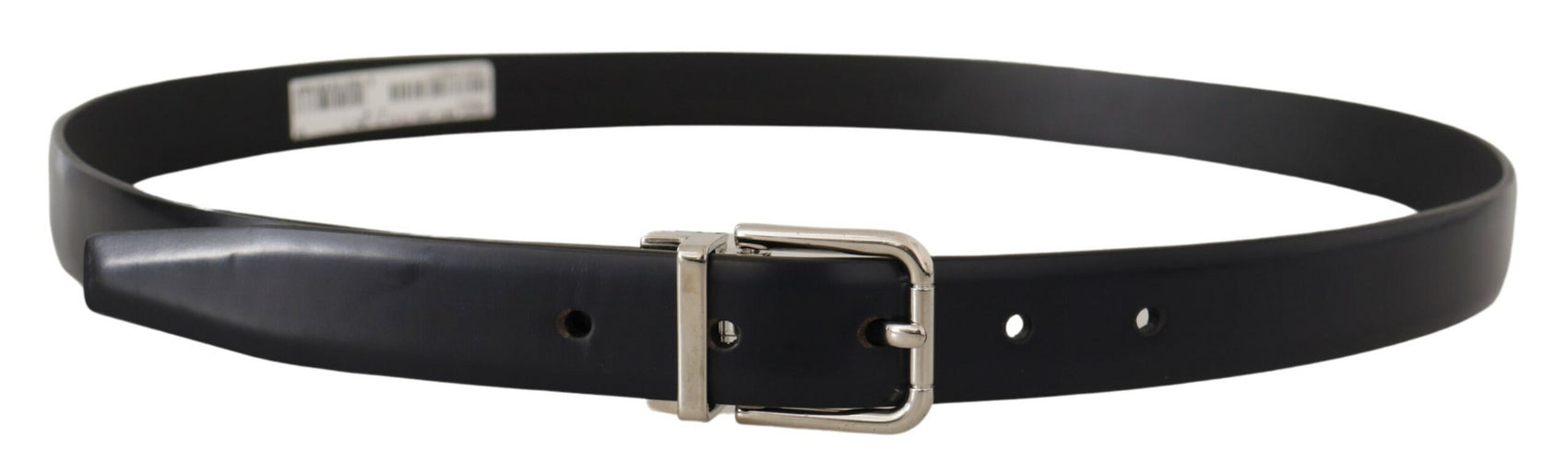 Elegante cintura in pelle con fibbia in metallo