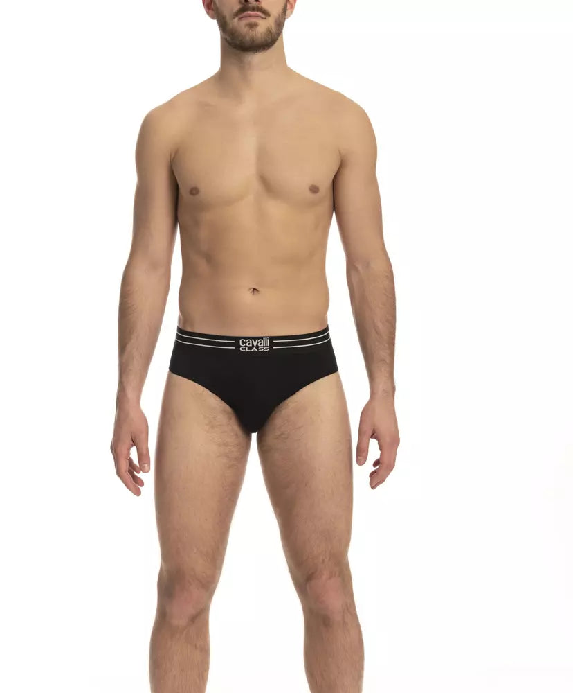 Black Cotton Men Underwear Pack