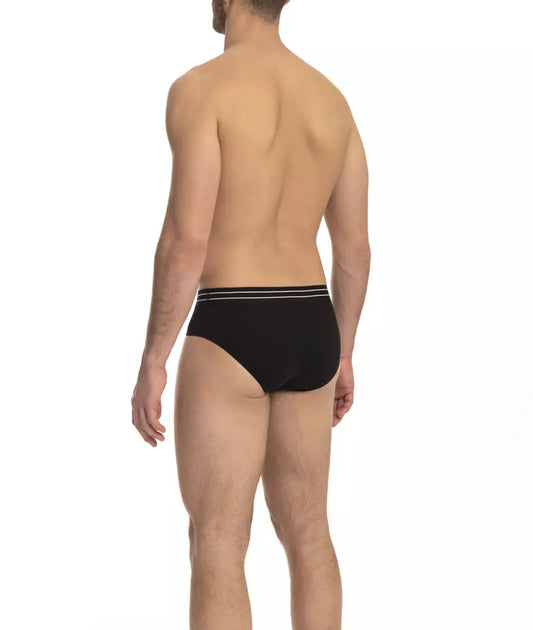 Black Cotton Men Underwear Pack