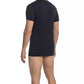 Blaues Herren-T-Shirt aus Baumwolle