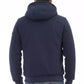 Blue Polyester Men Jacket