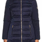 Blue Polyester Women's Jacket