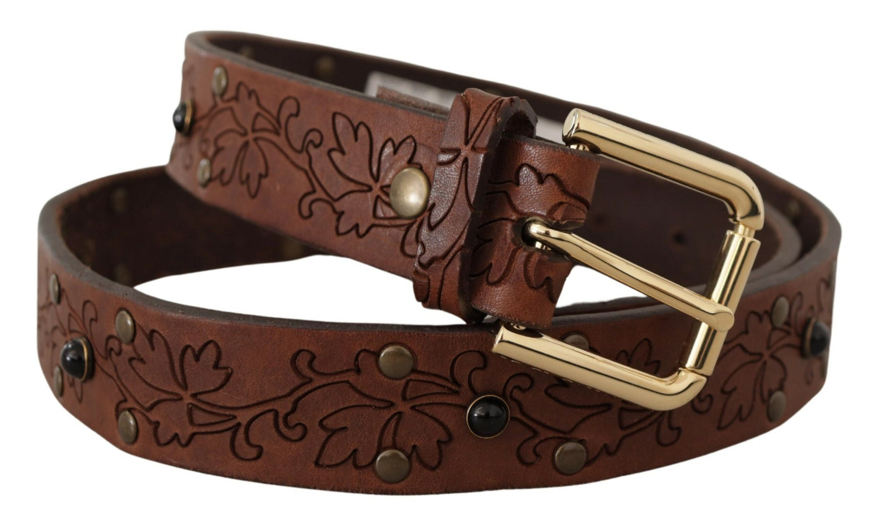 Cintura in pelle elegante con fibbia in metallo