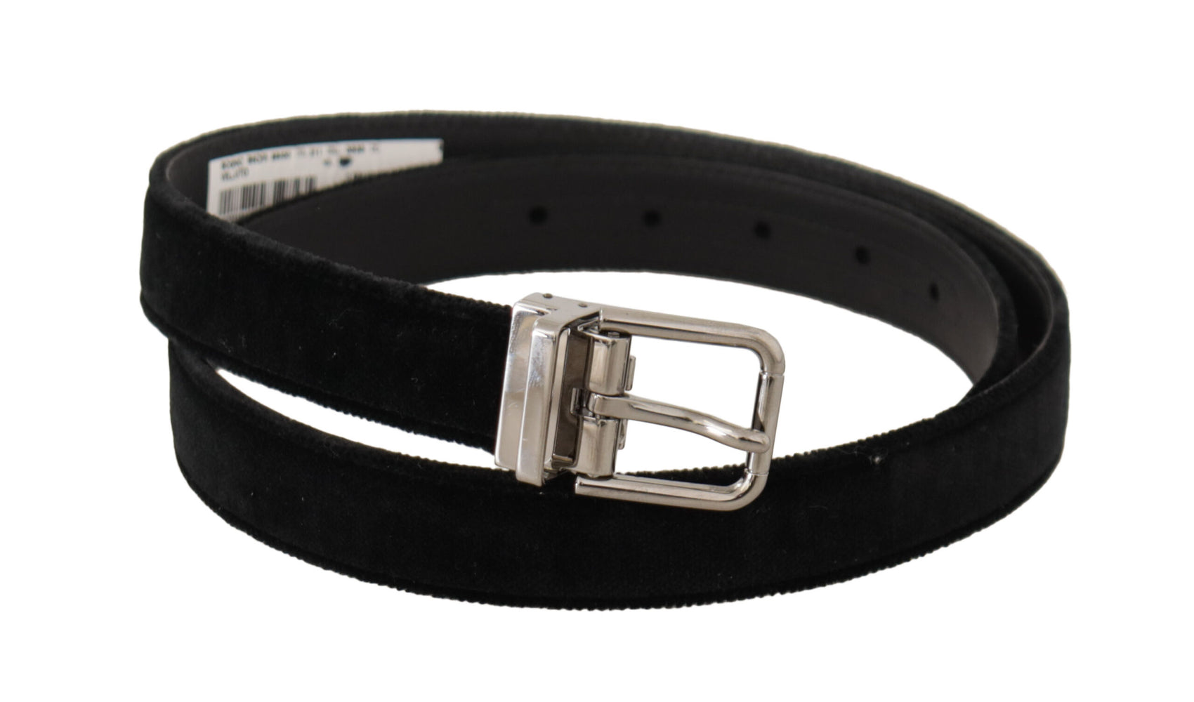 Elegante cintura di velluto nero firmata