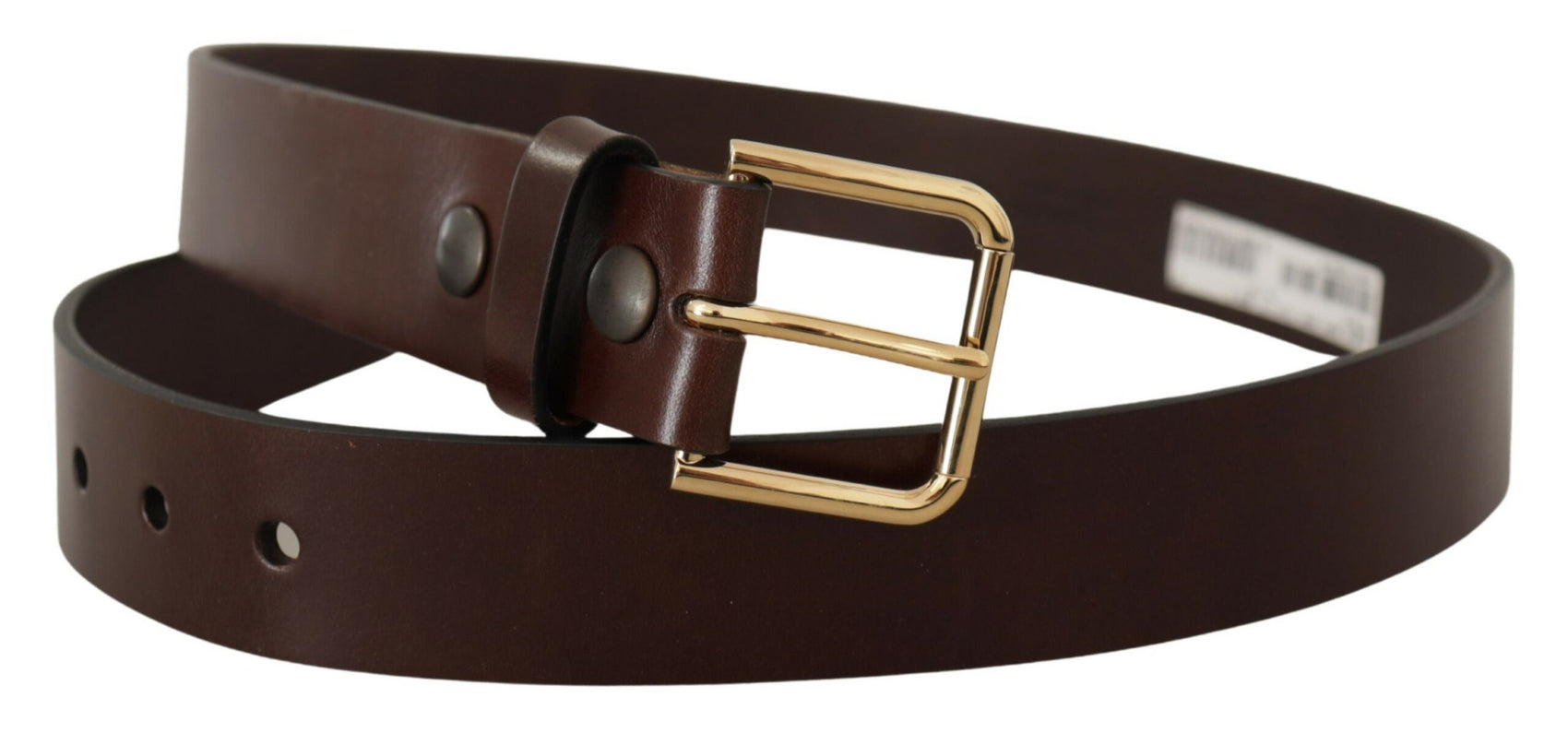 Elegante cintura in pelle nera con fibbia in metallo
