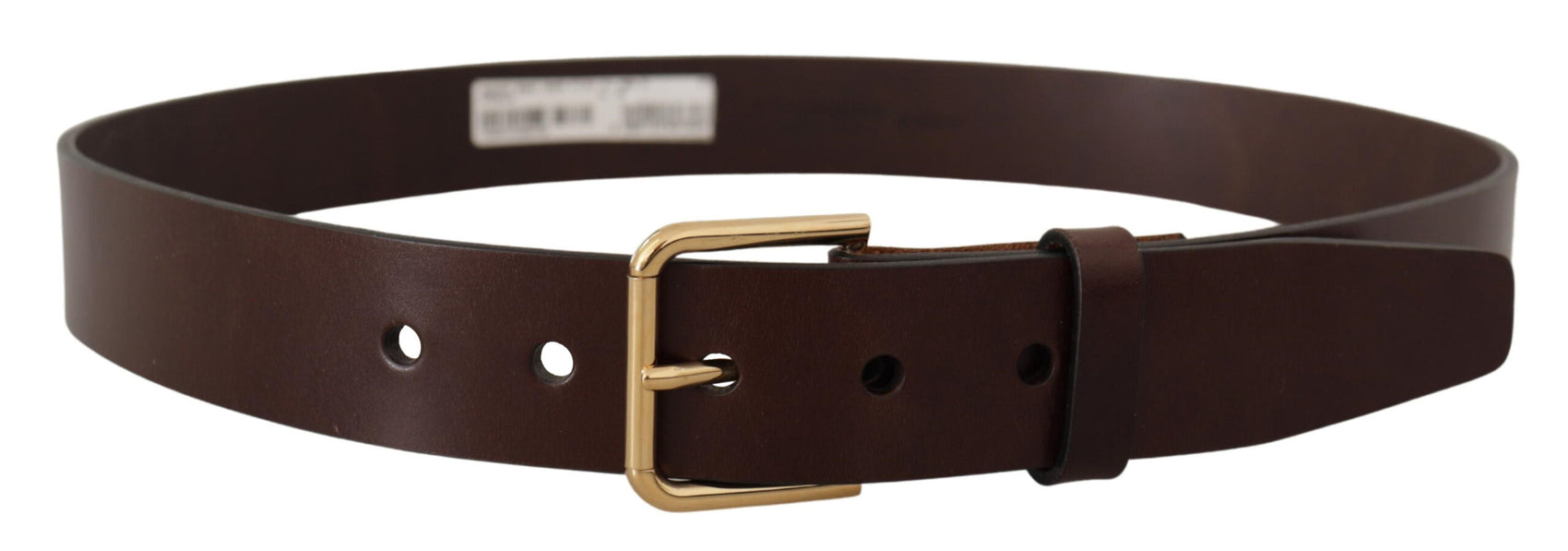 Elegante cintura in pelle nera con fibbia in metallo
