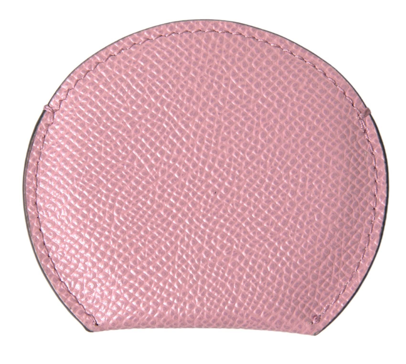Elegante portaspecchietto in pelle rosa